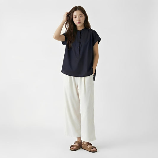 S35_คลีนมินิมัลกระตุกบ่า ใส่สบายทุกโอกาส