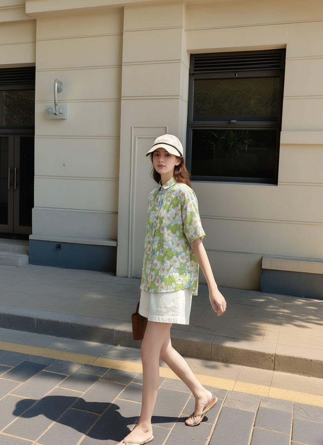 S439_Floral Breeze Cotton Twill Shirt