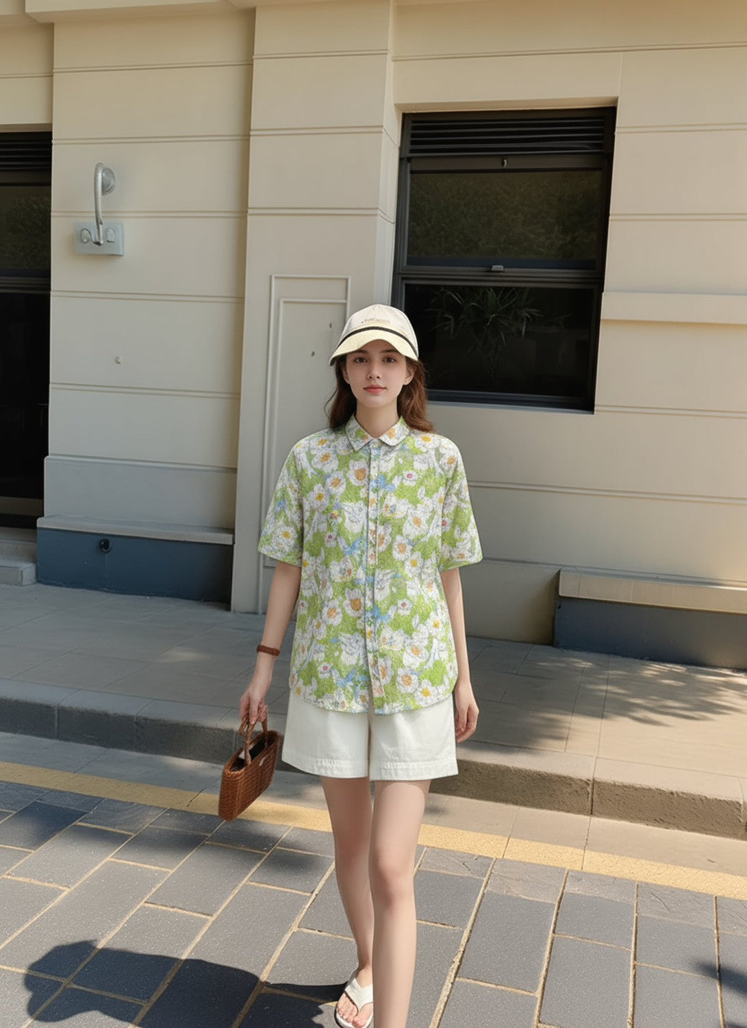 S439_Floral Breeze Cotton Twill Shirt