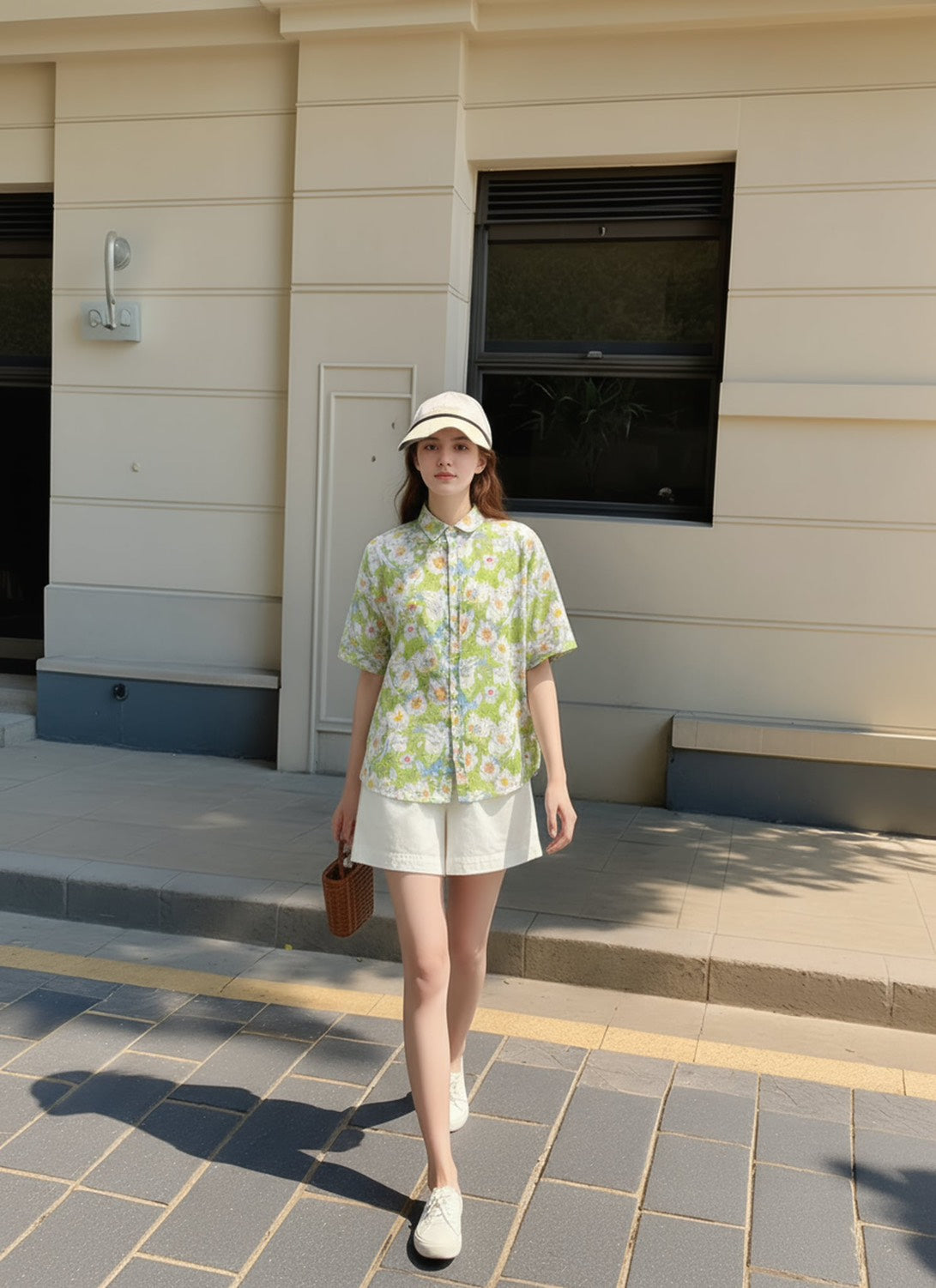 S439_Floral Breeze Cotton Twill Shirt