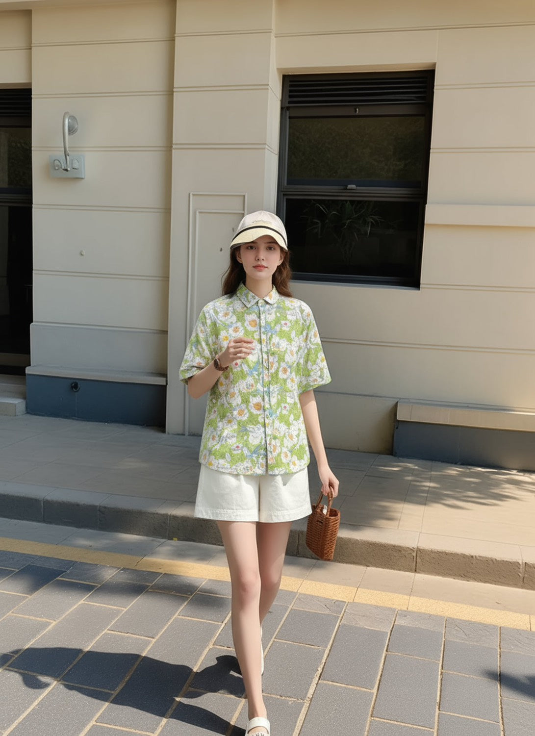 S439_Floral Breeze Cotton Twill Shirt