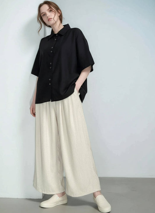 435B_โทเรเนื้อบางเบา รีดง่าย สวมสบายทุกวัน