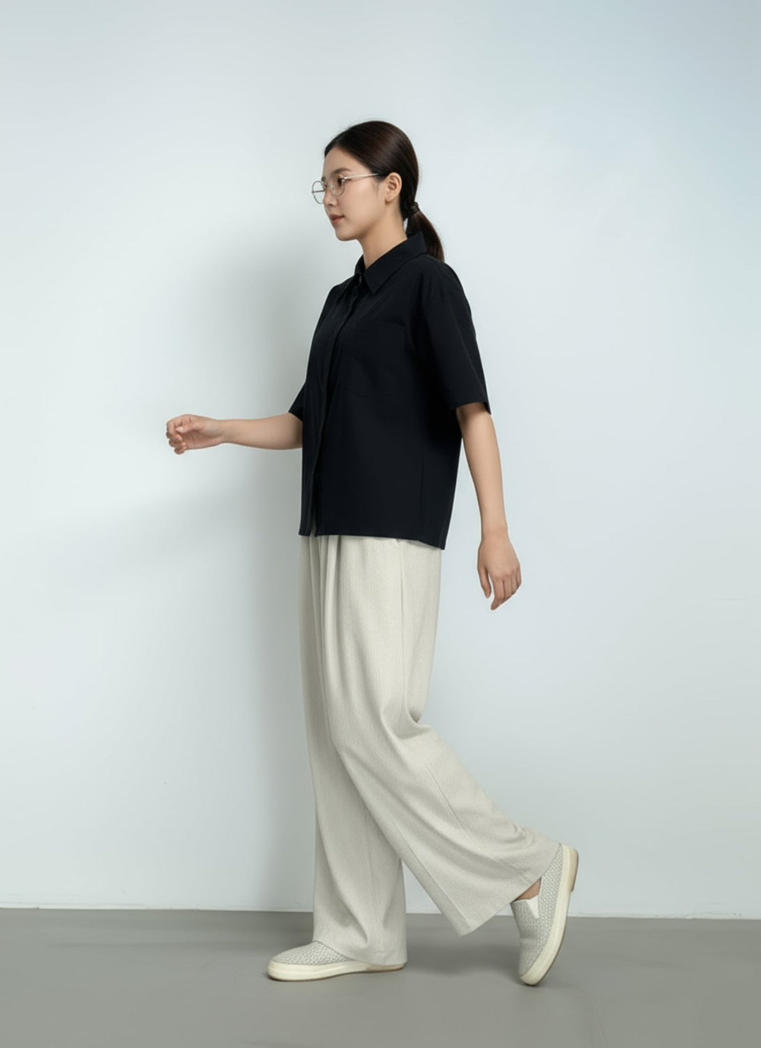 S09_วอชเชอร์คอปกกระดุมซ่อน โทนมินิมัลเนี๊ยบพรีเมียม