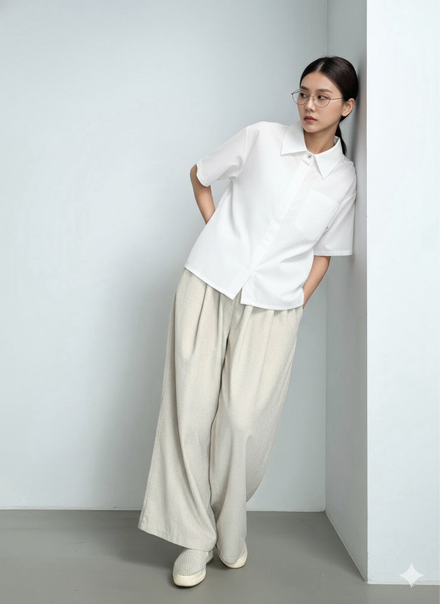 S09_วอชเชอร์คอปกกระดุมซ่อน โทนมินิมัลเนี๊ยบพรีเมียม