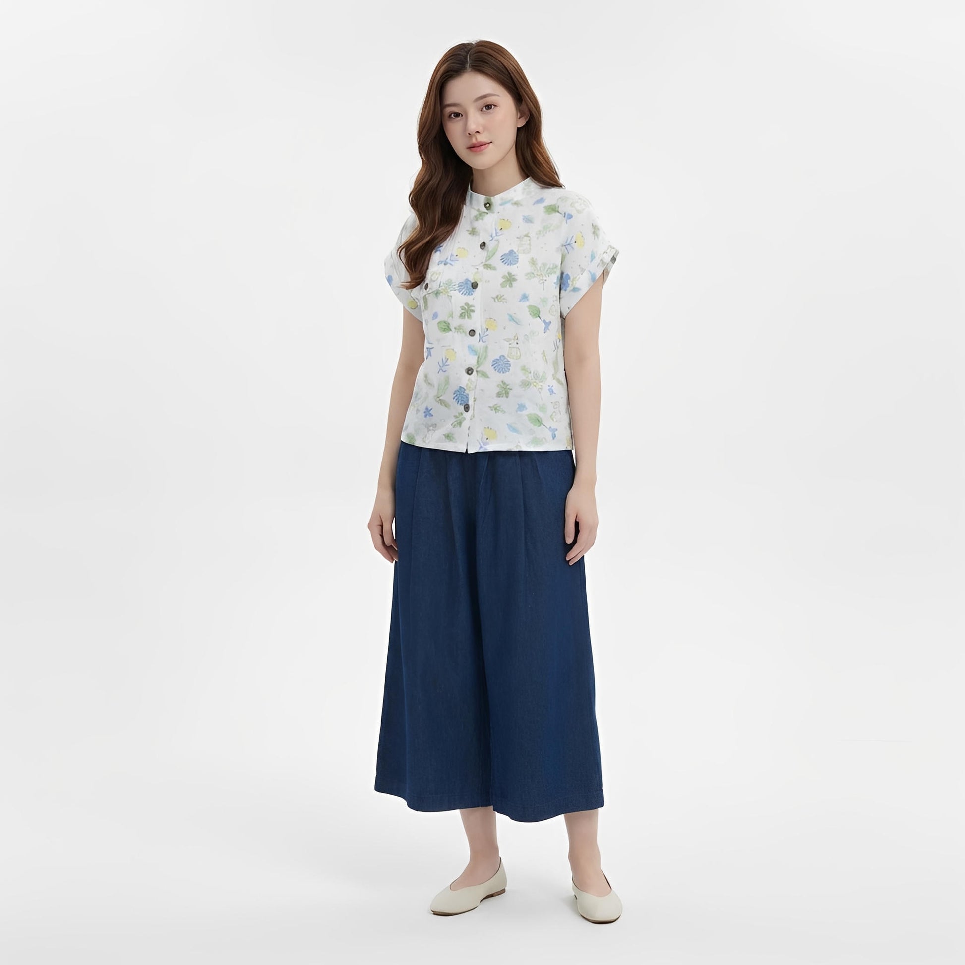 S446_Forest Friend Cotton Twill Printed Shirt - PALIN2559