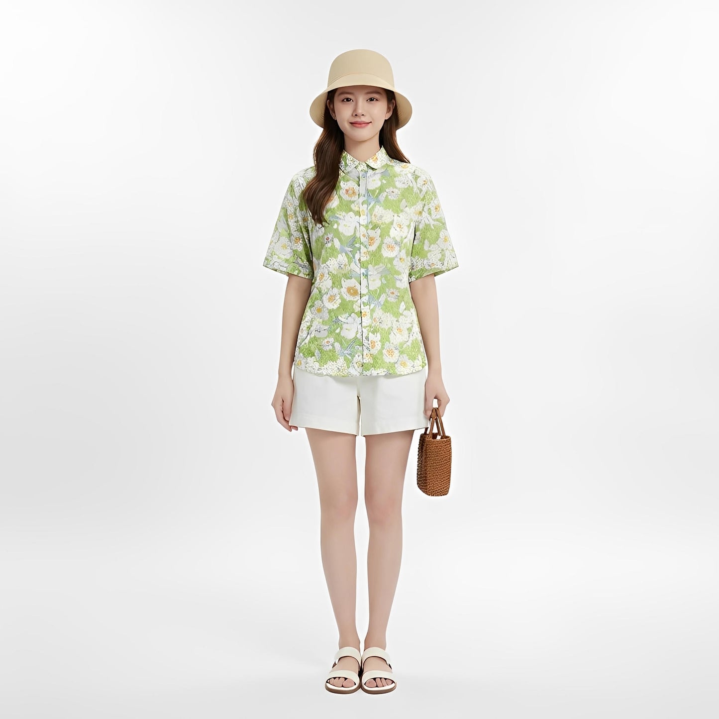 S439_Floral Breeze Cotton Twill Shirt