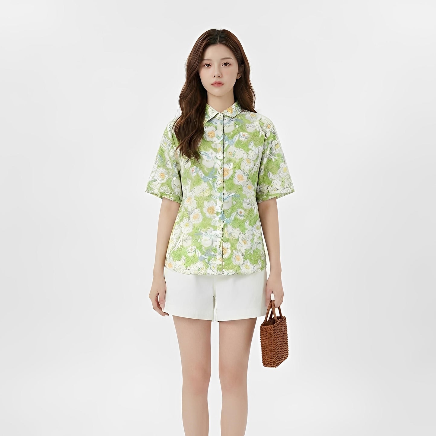S439_Floral Breeze Cotton Twill Shirt