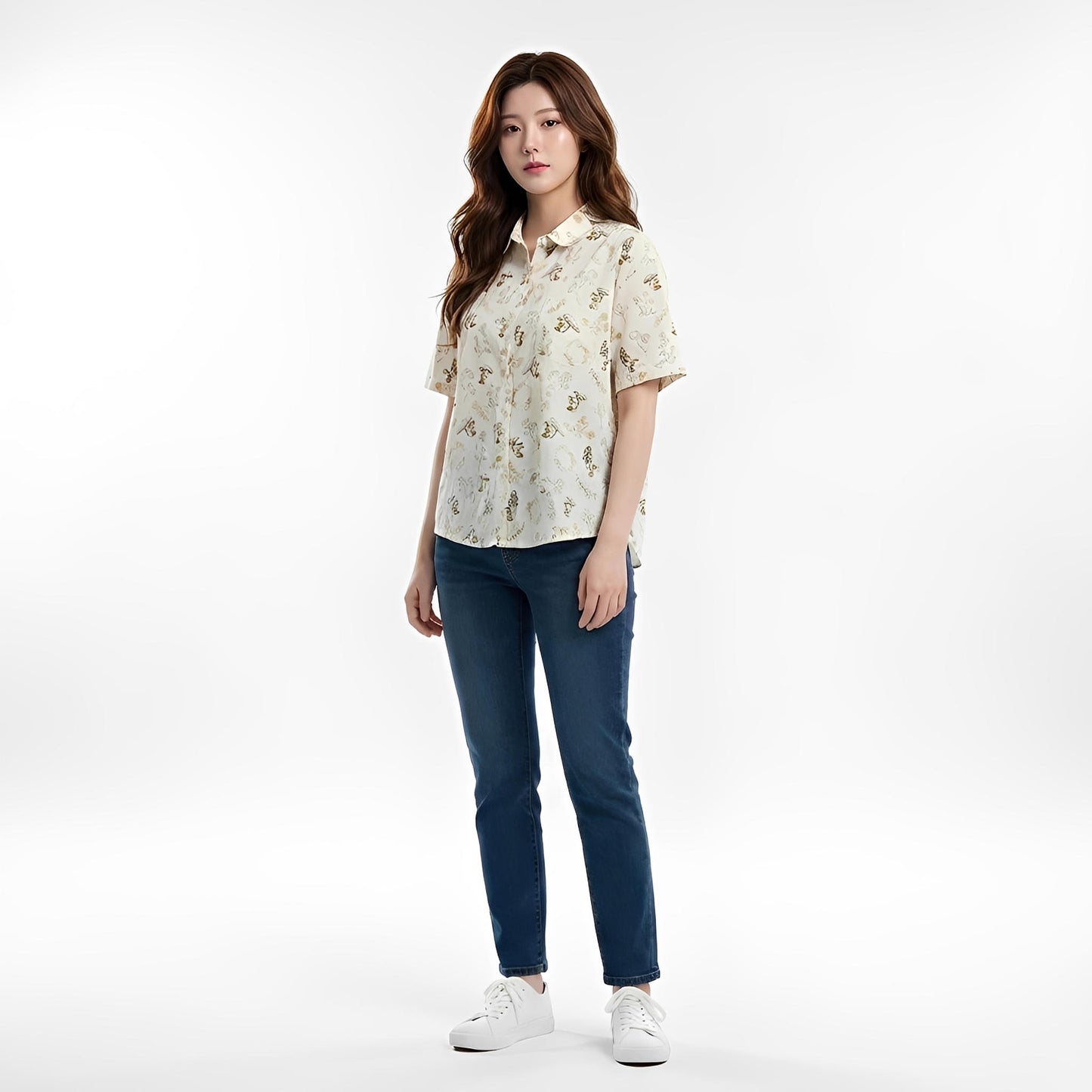 S439_Floral Breeze Cotton Twill Shirt