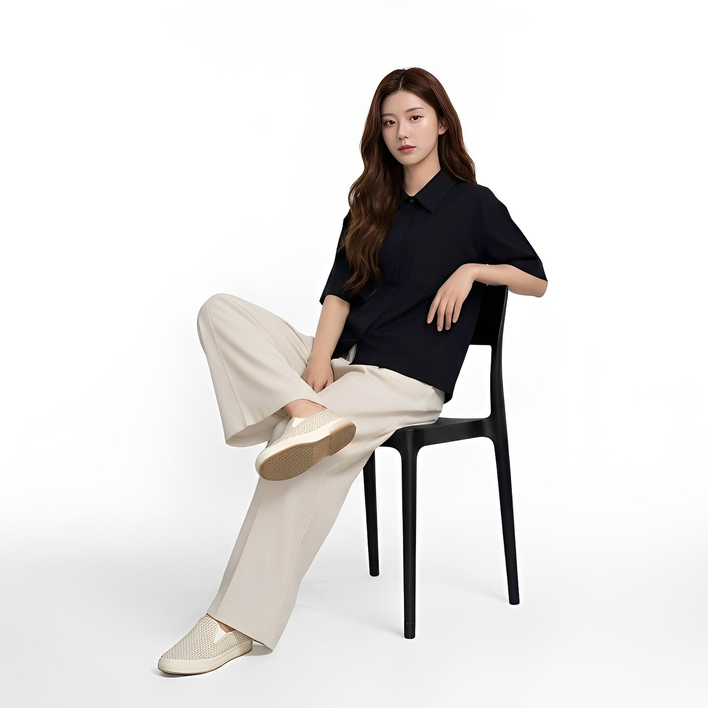 S09_วอชเชอร์คอปกกระดุมซ่อน โทนมินิมัลเนี๊ยบพรีเมียม