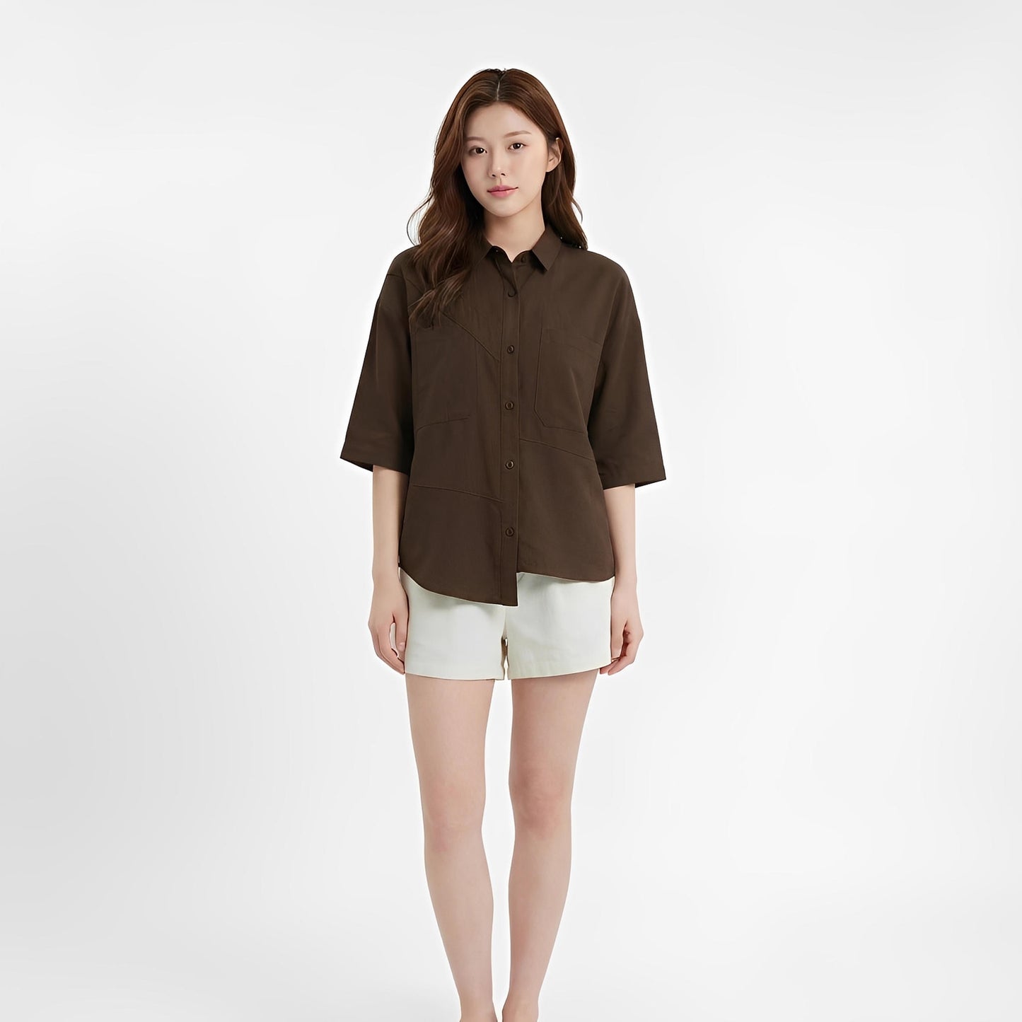 S389_Everyday Structure Washer Cotton Shirt - PALIN2559