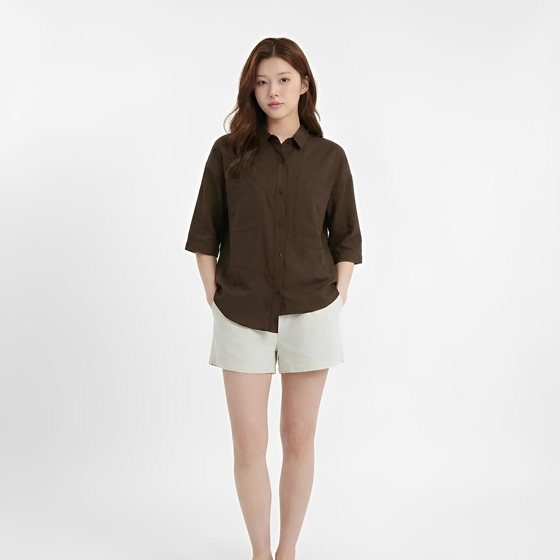 S389_Everyday Structure Washer Cotton Shirt - PALIN2559